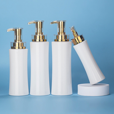шампуня салона округлой формы OEM 350ml 400ml 500ml насос тела пластикового безвоздушный упаковывая пластиковые бутылки