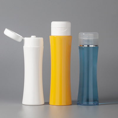 пластиковая верхняя часть винта 500ml разливает безвоздушный Refillable многоразовый желтый цвет по бутылкам