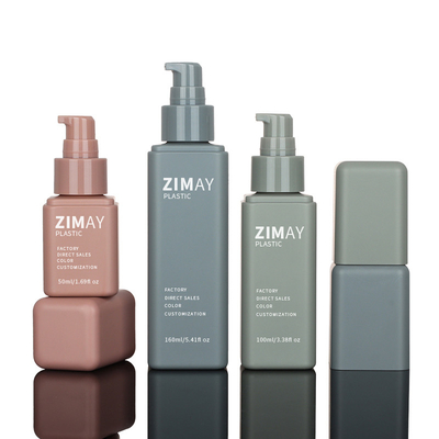 Оптовое 50ml 100ml 150ml заморозило квадратные бутылки брызг сливк масла надкожицы волос лосьона прямоугольника