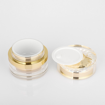 макияжа красоты 30ml 50ml 100ml 120ml набор skincare контейнеров сливк бутылки 50g лосьона пластикового акрилового косметический роскошный