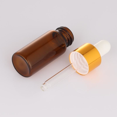 Замороженная капельницы Амбер бутылки 5ml 10ml бутылка сыворотки стороны пустой косметической круглая