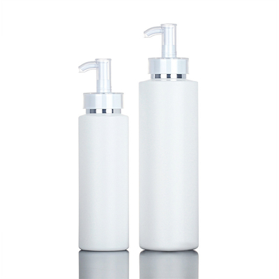 круга PE 300ml 143mm бутылка лосьона белого косметическая для упаковки геля ливня