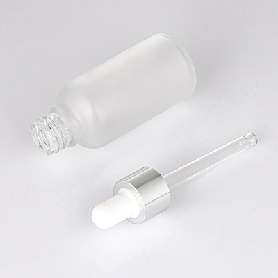 Штейновая белая стеклянная капельница эфирного масла разливает 30ml по бутылкам с серебряной крышкой
