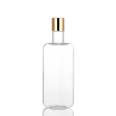 бутылка прозрачное PETG материальное Recycable крышки диска 300ml с крышкой золота