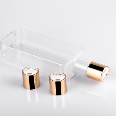 бутылка прозрачное PETG материальное Recycable крышки диска 300ml с крышкой золота