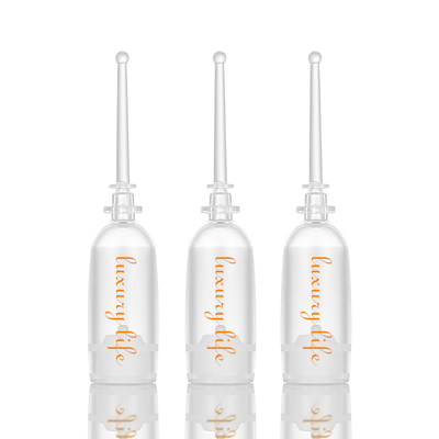 Прозрачные пробирки сыворотки 2 Ml, безвоздушная косметическая сыворотка разливают печатание по бутылкам экрана