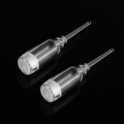 Прозрачные пробирки сыворотки 2 Ml, безвоздушная косметическая сыворотка разливают печатание по бутылкам экрана