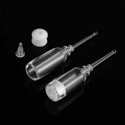 Прозрачные пробирки сыворотки 2 Ml, безвоздушная косметическая сыворотка разливают печатание по бутылкам экрана