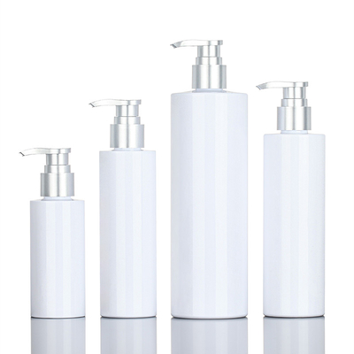 Насоса шампуня проводника сыворотки геля 200ml 500ml ливня ЛЮБИМЦА бутылка Skincare белого круглого серебряного верхнего пластикового упаковывая