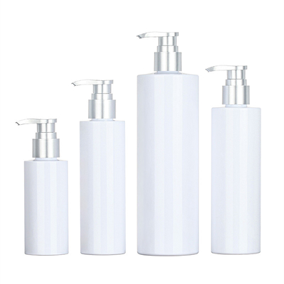 Насоса шампуня проводника сыворотки геля 200ml 500ml ливня ЛЮБИМЦА бутылка Skincare белого круглого серебряного верхнего пластикового упаковывая