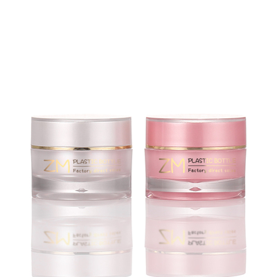 Опарник Skincare сливк розового роскошного масла тела упаковывая Scrub с контейнером оправы золота завинчивой пробки косметическим