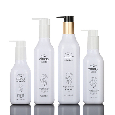 лосьона квадрата 200ml 300ml 350ml 400ml бутылка насоса золота роскошного Biodegradable уникального косметического безвоздушная