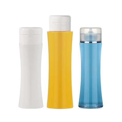 пластиковая верхняя часть винта 500ml разливает безвоздушный Refillable многоразовый желтый цвет по бутылкам