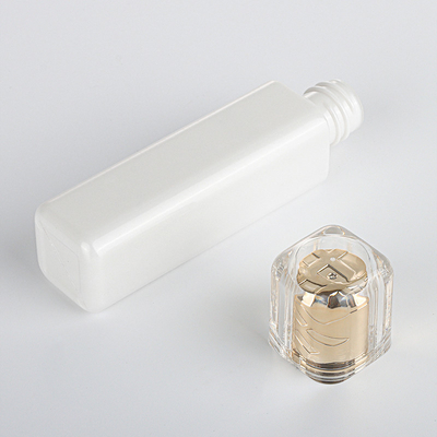 Флаконы духов ODM акриловые роскошные пустые упаковывая золото 15ML 30ML Роза
