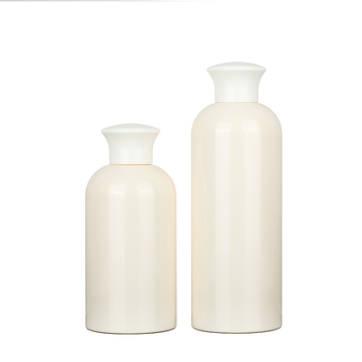 Косметическая пластиковая бутылка бутылки тонера 300ml 350ml прозрачная круглая пластиковая